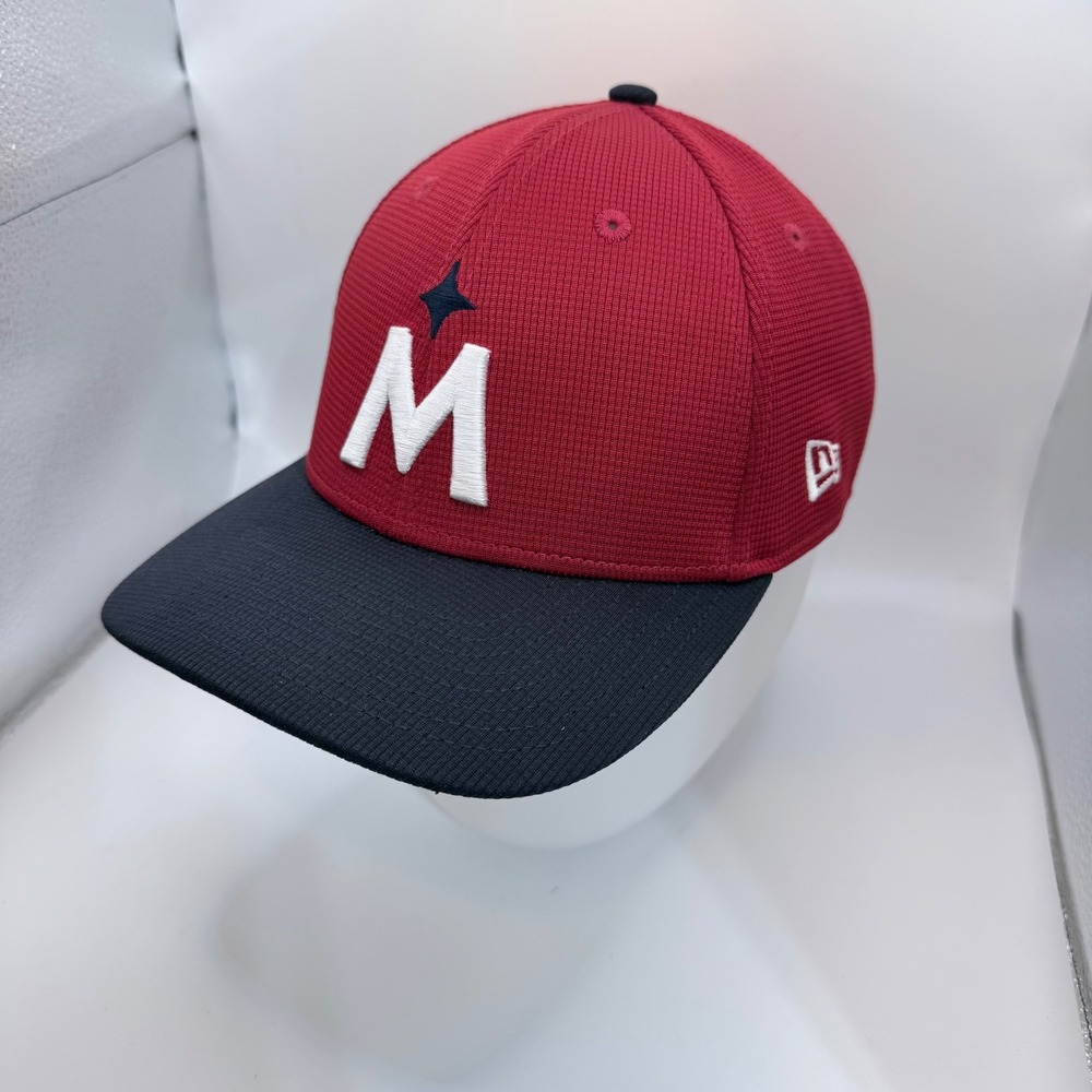 Minnesota Twins New Era 9FORTY Hat Red Navy M North Star MLB Adjustable Cap
